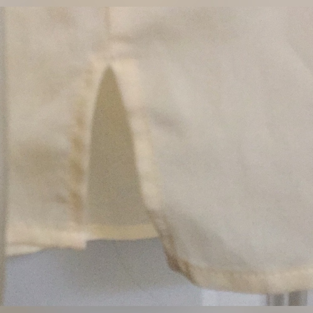 TALBOTS SHORT SLEEVE RUFFLED SILK AND COTTON BLEND TOP - Picture 5 of 7